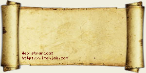 Miljana Kaić vizit kartica